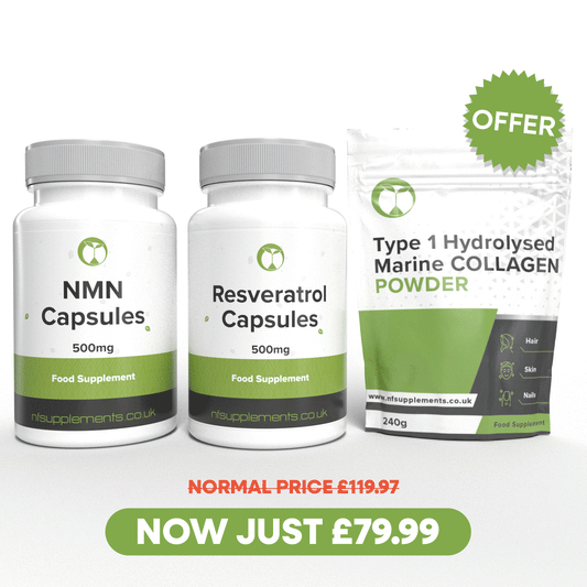 NMN, Resveratrol & Collagen Bundle