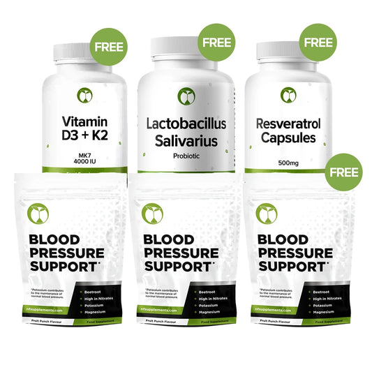 Blood Pressure Support - Buy 2 Get 1 Free (Plus Free Gifts)