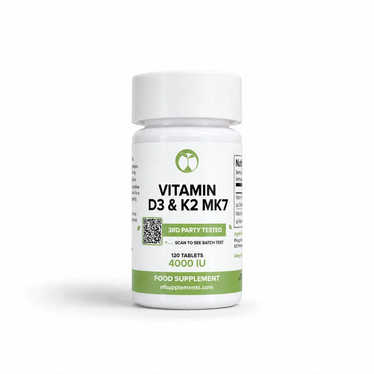 Vitamin D3 and K2 MK7 Tablets