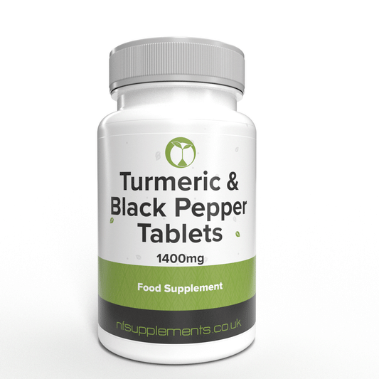 Turmeric 1400mg and Black Pepper Tablets