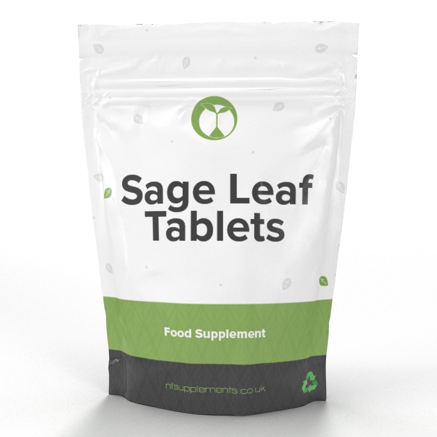 Sage Leaf Tablets 2500mg One Year Supply 365 Tablets Natural