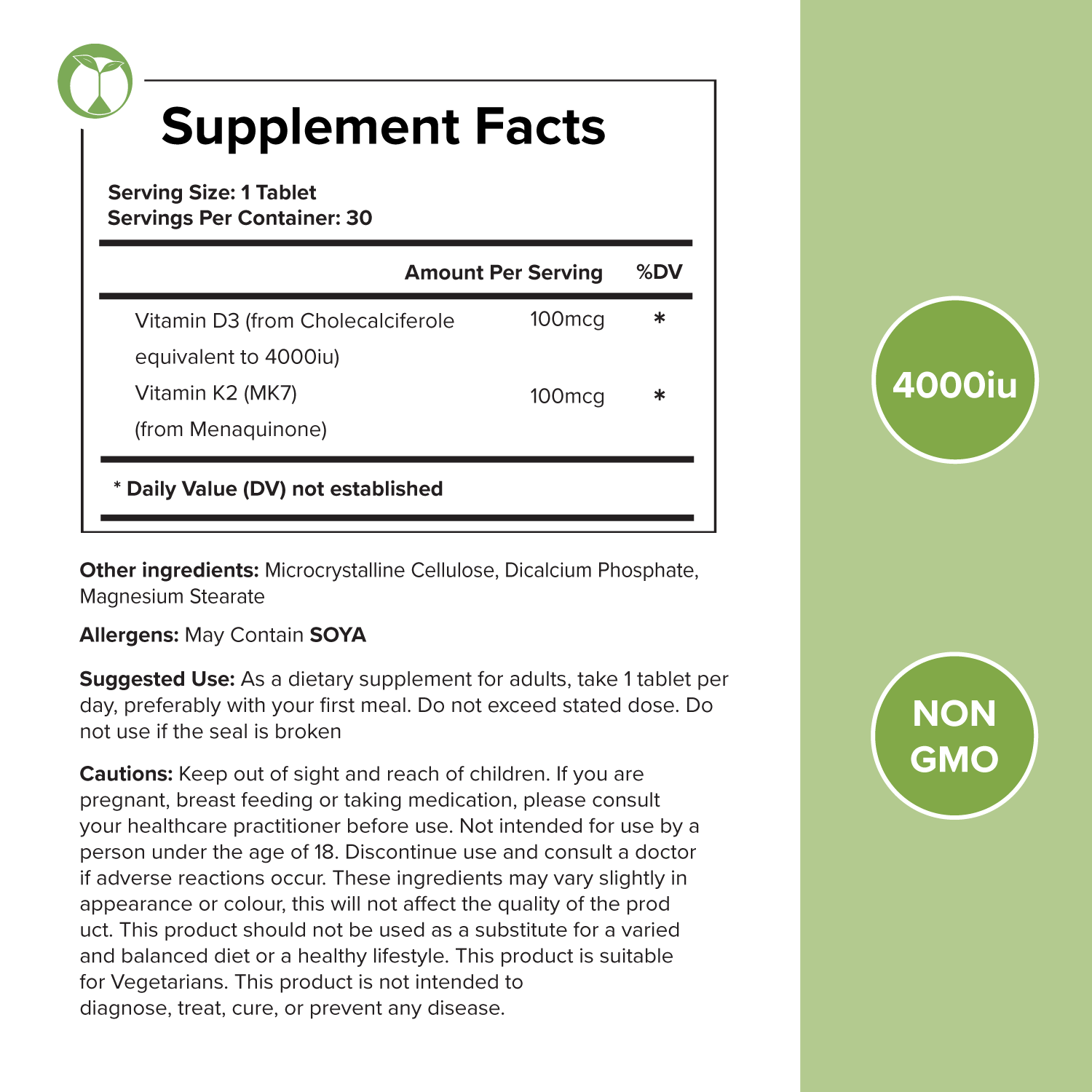 Testosterone Building Blocks Vitamin D3 & ZMA Natural Foundation